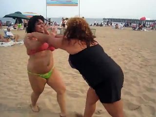Girls wrestling on coney island׃ Part II