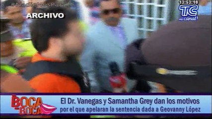 Ayer se hizo la rude de prensa donde se hace publica la sentencia de Geovanny López