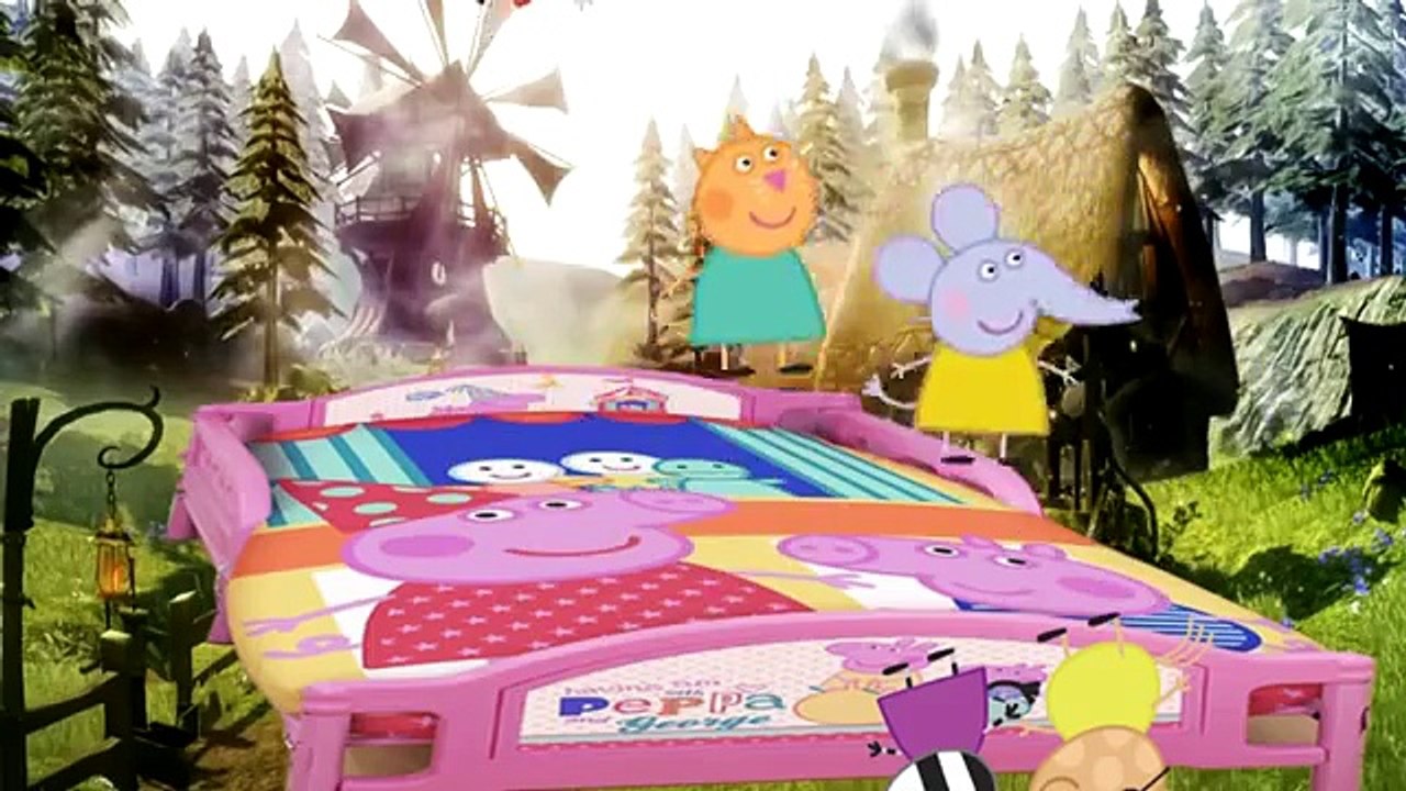 Peppa Pig 5 little monkeys jumping on the bed Video Dailymotion