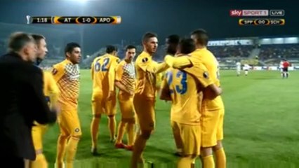 Facundo Bertoglio Goal 1-0 Asteras T. vs  APOEL 05.11.2015 (HD)