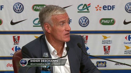 Bleus - Deschamps : "Coman ? J'avais envie de le voir jouer"