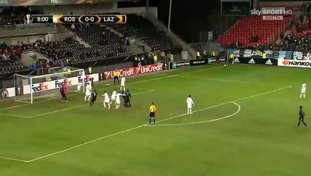 Filip Dordevic Goal - Rosenborg 0 - 1 Lazio - 05/11/2015