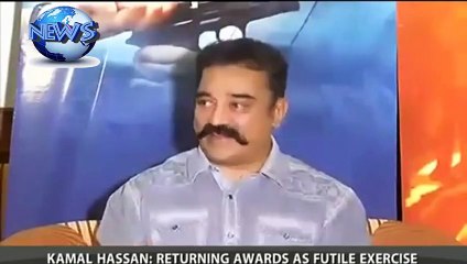 Breaking News India Those Returning National Awards are Inultng the Nation & Its Honour_ Kamal Haasan