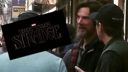 1st Shots of Cumberbatch as Dr. Strange