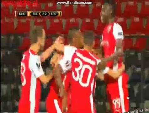Sabien Lilaj Goal Skenderbeu 2-0 SPORTING CP 5.11.2015 HD