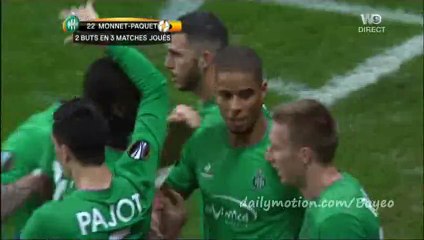 Goal Monnet-Paquet - St Etienne 1-0 Dnipro - 05-11-2015