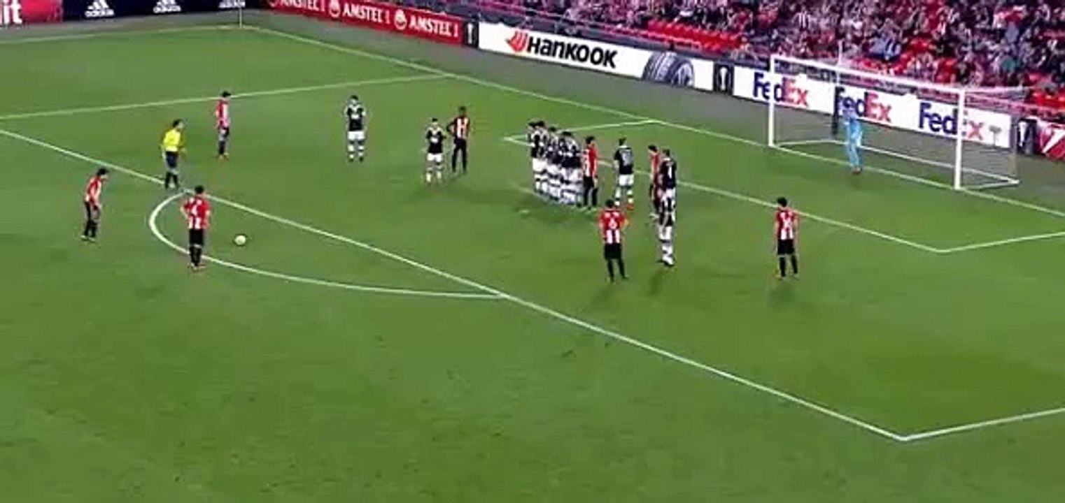 Beñat Amazing Free Kick Goal ¦ Athletic Bilbao 3׃1 Partizan ¦ 05⁄11⁄2015