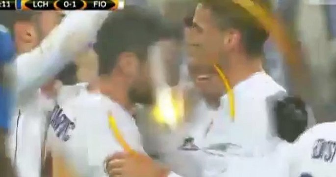 Josip Ilicić Goal - Lech Poznan vs Fiorentina 0-1 (Europa League)