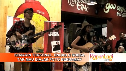 Endah N Rhesa Tak Ingin Foto Bersama Penggemar?