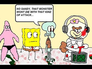 Spongebob in PARANORMAL ACTIVITY 3