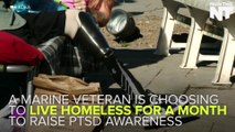 Ex-Marine Is Going Homeless For A Month To Raise Awareness About PTSD