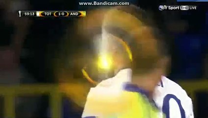 Dele Alli Fantastic CHANCE Tottenham 1-0 Anderlecht Europa League 5.11.2015 HD