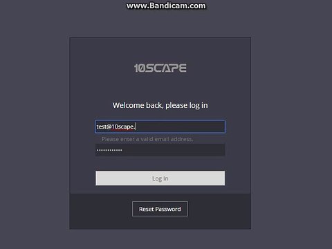 login validation test