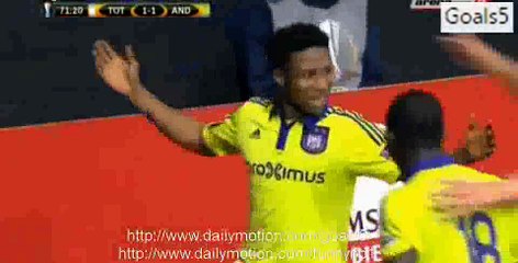 Imoh Ezekiel Goal Tottenham 1 - 1 Anderlecht Europa League 5-11-2015