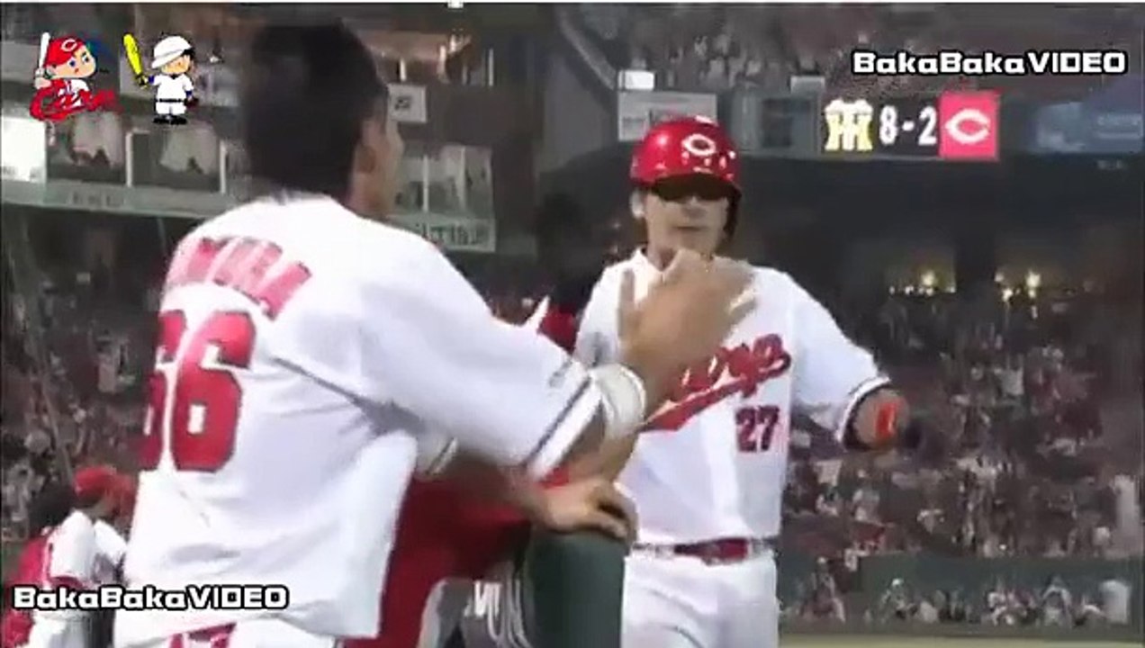8/5【完封は許さない！】広島・會澤翼　今シーズン第6号ツーランホームラン　vs阪神タイガース