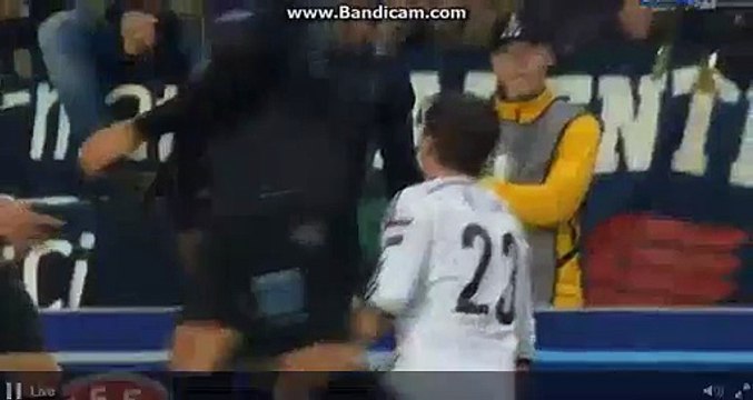 KEITA RED CARD Rosenborg 0-2 Lazio Europa League 5.11.2015 HD