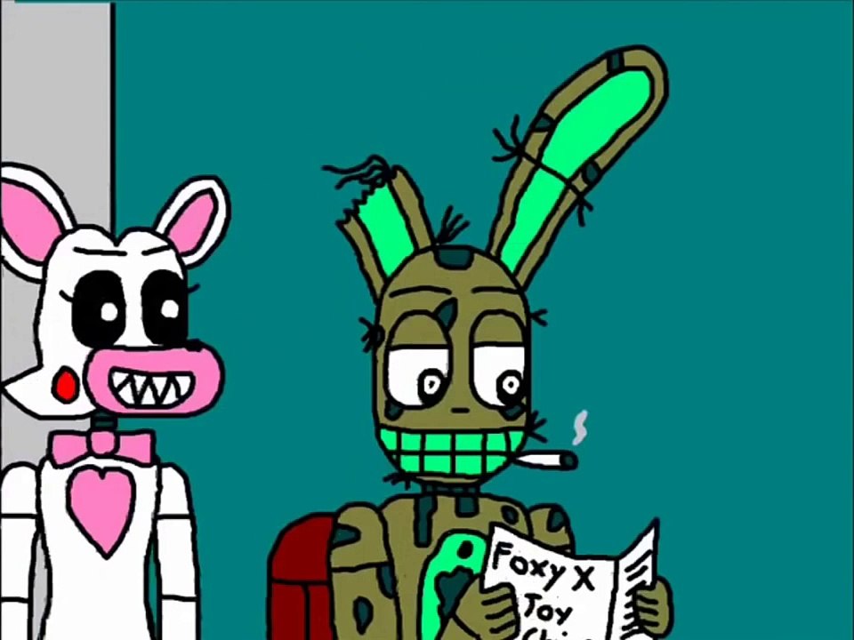 Springtrap Meets Mangle Ep 3 FNAF Animation