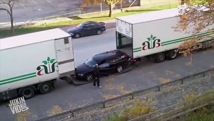 Innovative Way To Load Car into Truck