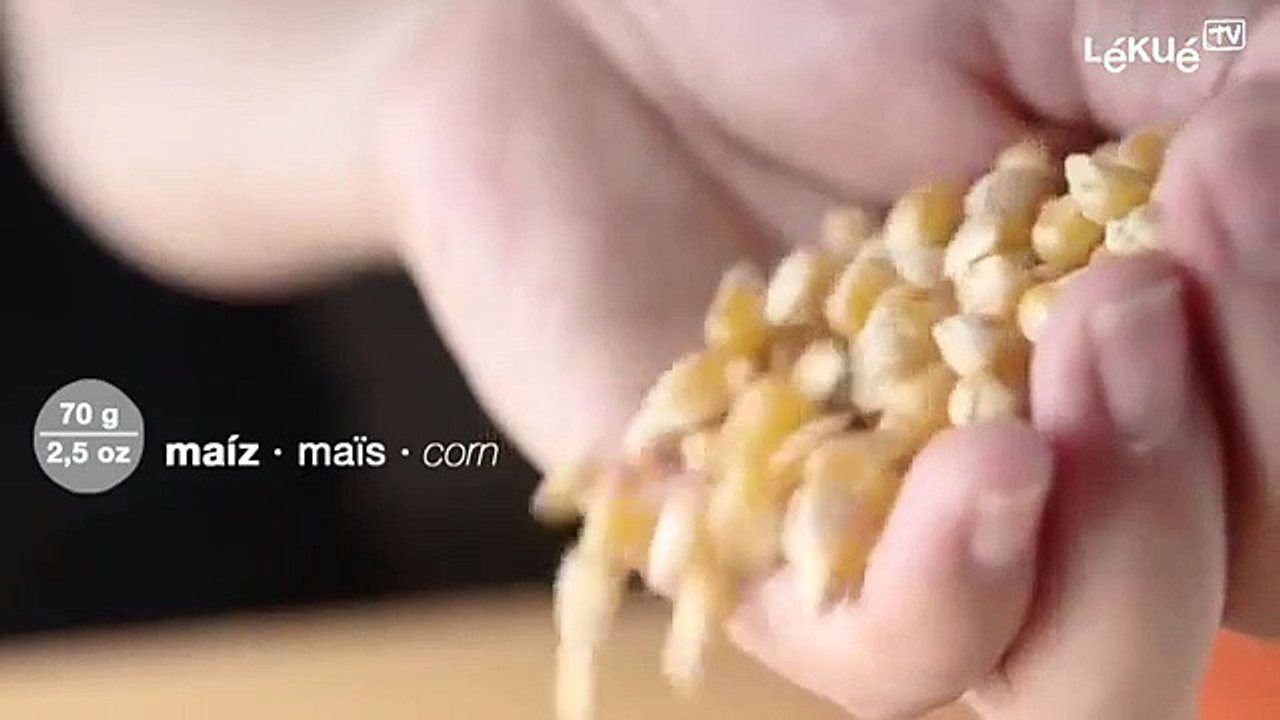 Palomitero plegable con tapa