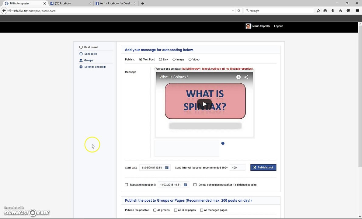 Facebook Autoposter - Tillfix - How Make Link Post