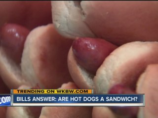 Bills players weigh in: is a hot dog a sandwich?