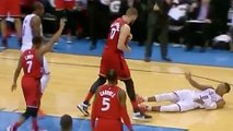 Russell Westbrook Tries to Get Away with Embarrassing Flop