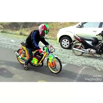 Drag Bike l Setting RXZ Tune Up 155cc Untuk Balapan Liar #201m