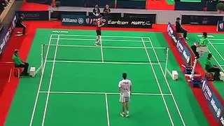 Awesome Badminton Battle: Thomas Vallez vs. Tanguy Citron