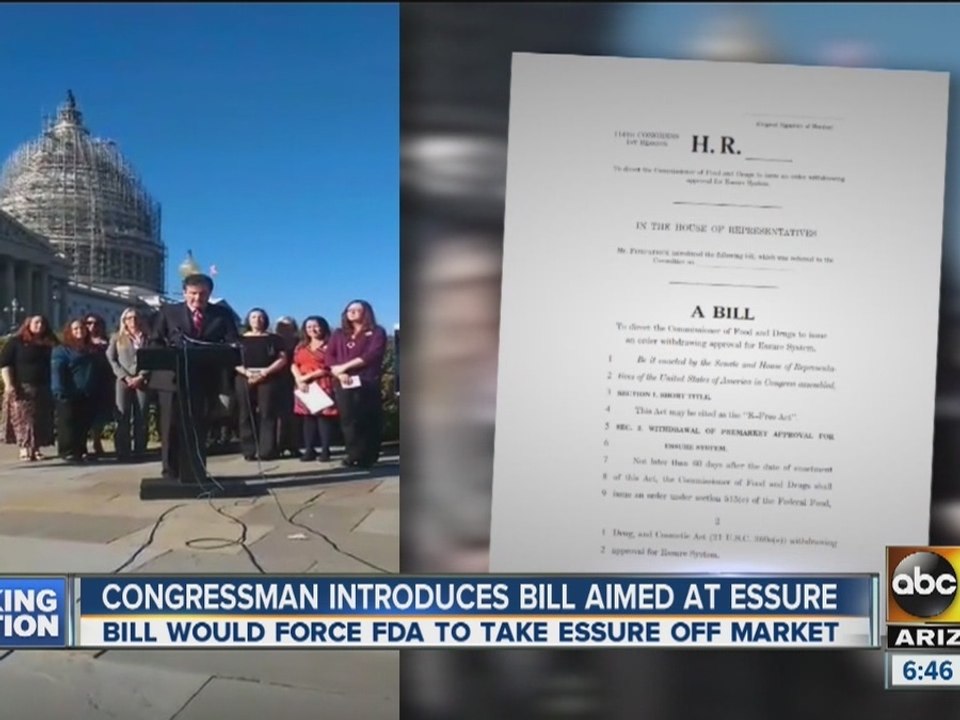 Congressman introduces bill aimed at Essure