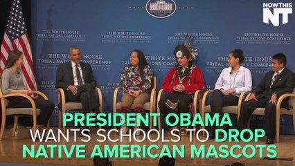 Obama Wants Schools to Stop Using Native American Mascots
