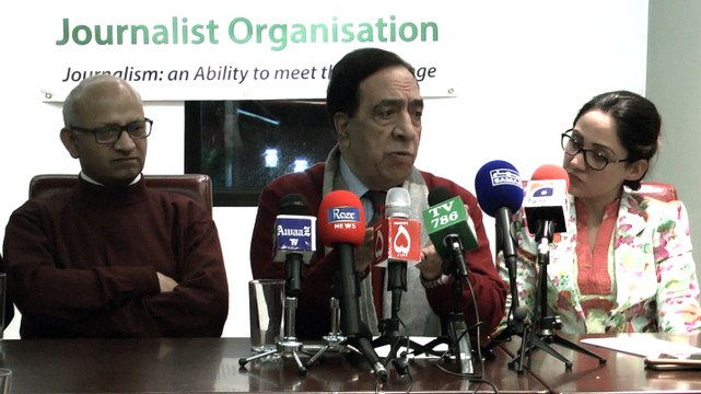 London Meet the Press with Ata ul Haq Qasmi organised by International Pakistani Journalists Organisation (IPJO)