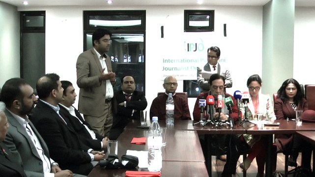 Mubeen Rasheed's speech in a Press meeting organised by International Pakistani Journalists Organisation (IPJO)
