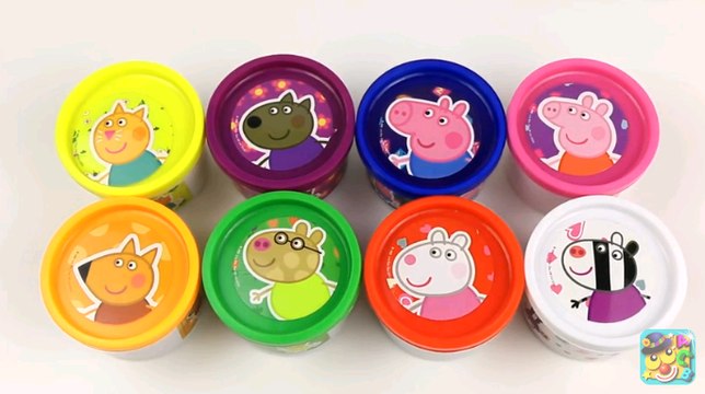 Peppa pig Play Doh Cans - Surprise Eggs Peppa Toys