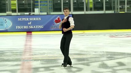 Gabriel Blumenthal - Novice Men Short - 2016 Skate Canada BC/YK Sectional Championships