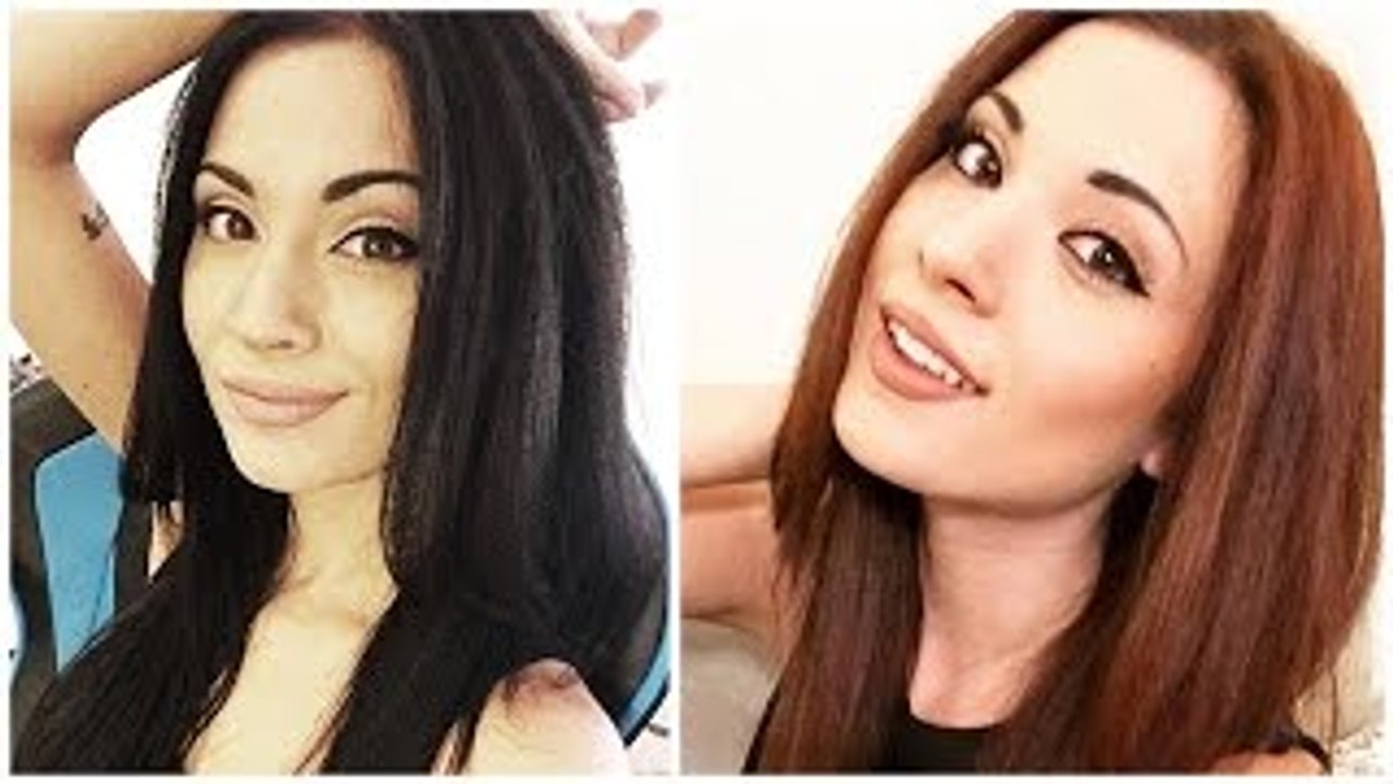 Black to Auburn hair at home - no bleach or dye (Loreal Color Oops) -  Dailymotion Video