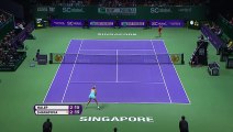 Maria Sharapova vs Simona Halep   2015 WTA Finals Highlights