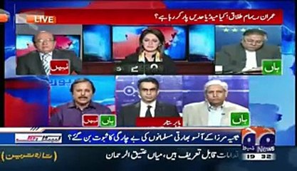 Hassan Nisar Teaches Media Ethics to Absar Alam