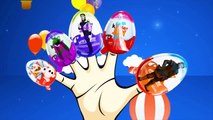Finger Family Frozen Kinder Surprise Eggs Cartoons | Finger Family Children Nursery Rhymes