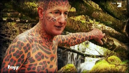 Larry der Leopardenmann Skurrile Ganzkörpertattoos | taff
