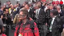 Stéphane Le Foll au Space à Rennes clash Marine Le Pen| Mme Le Pen vocifère mais ne sait r
