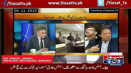 Mera Shak Jahangir Tareen Par He Q Gya-Shahid Masood telling