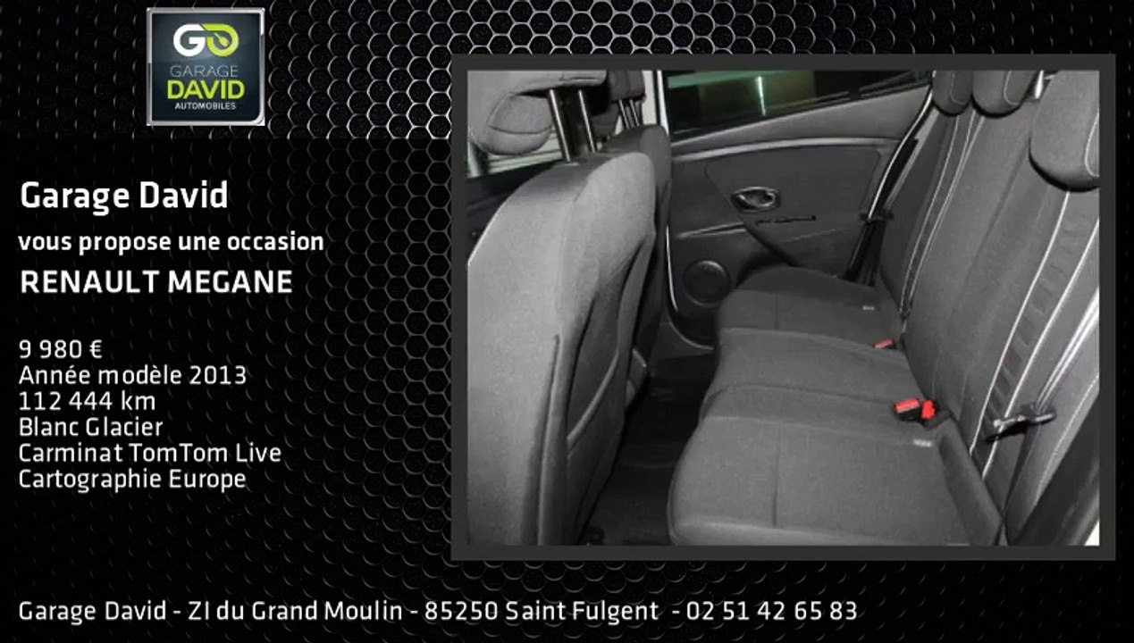 Annonce Occasion RENAULT MEGANE III 1.5 DCI110 FAP DYNAMIQUE ECO² 2013
