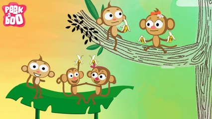 Five Little Monkeys Jumping On The Bed and More Popular English Nursery Rhymes Collection For Kids