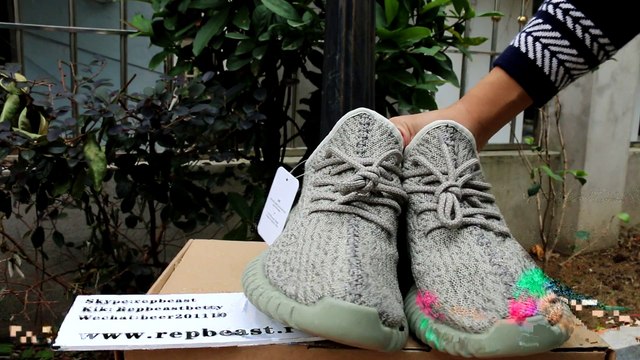 Kanye west Adidas Yeezy 350 Boost “Moonrock” new color Unboxing Review from Repbeast.ru