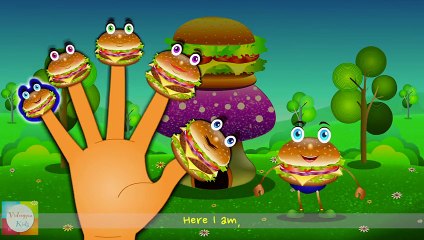 Burger Finger Family _ Finger Family Rhymes For Children