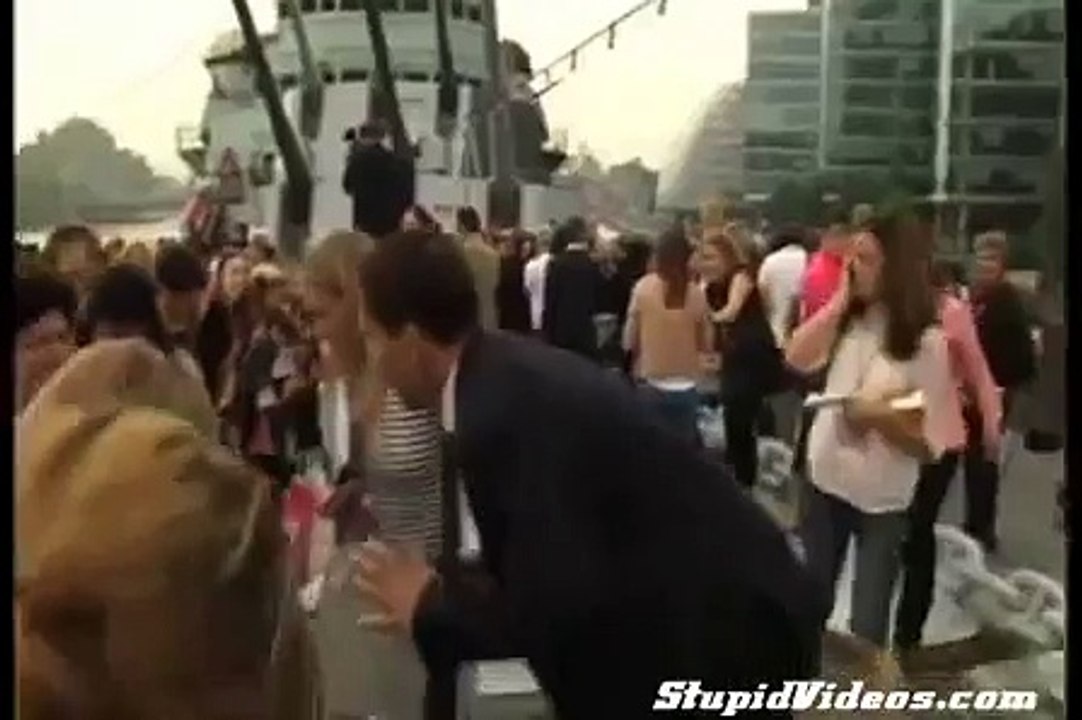 Broken Bell Hits Bystander _ Funny Videos 2015
