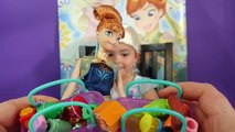 Disney Frozen Fever 2 Dress Up Surprise Toys and Giant Surprise Egg, Anna Birthday