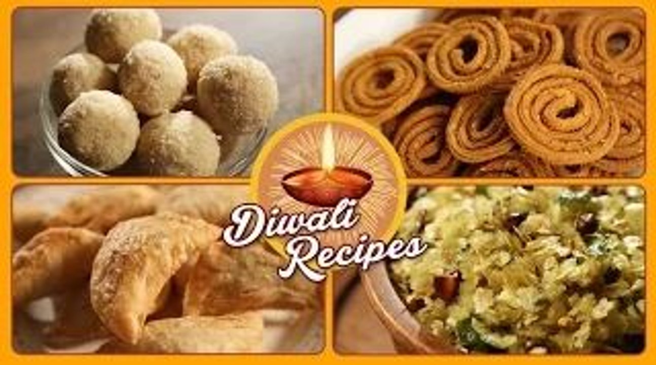Diwali Special Recipes - Chivda, Rava Laddu, Chakli, Karanji - Complete Faral by Archana in Marathi