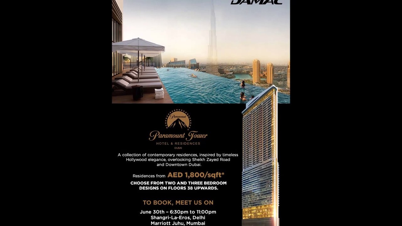 Damac Paramount projects in Dubai