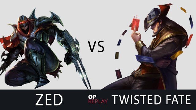 Zed vs Twisted Fate - SKT T1 Scout vs Bang, KR LOL Challenger 1139LP